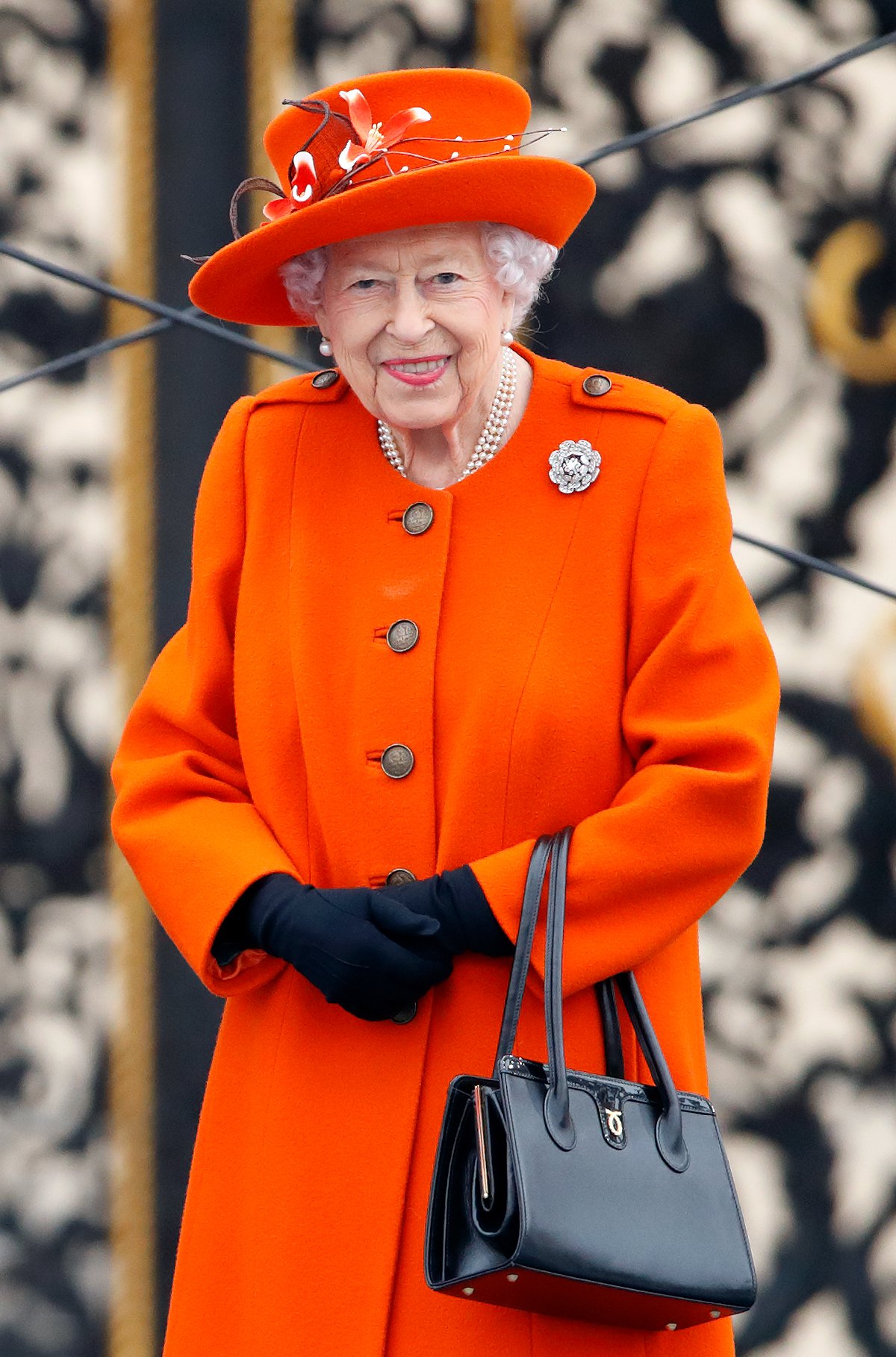 Queen Elizabeth II attends the launch of the Queen's Baton Relay for Birmingham 2022, the XXII Commonwealth Games at Buckingham Palace