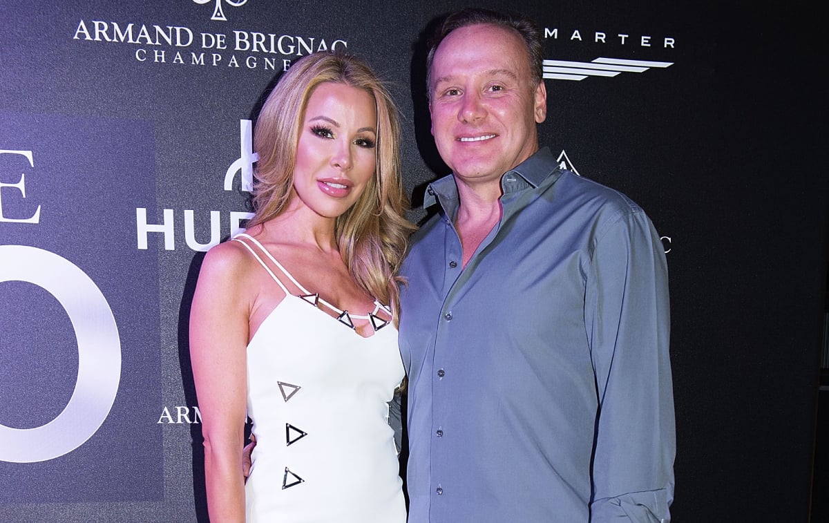 ‘RHOM’ star Lisa Hochstein and her husband Lenny Hochstein attend the Haute Living Miami's Annual Haute 100 Dinner Presented By Hublot And Prestige Imports at Miami Design District Palm Court on May 16, 2017