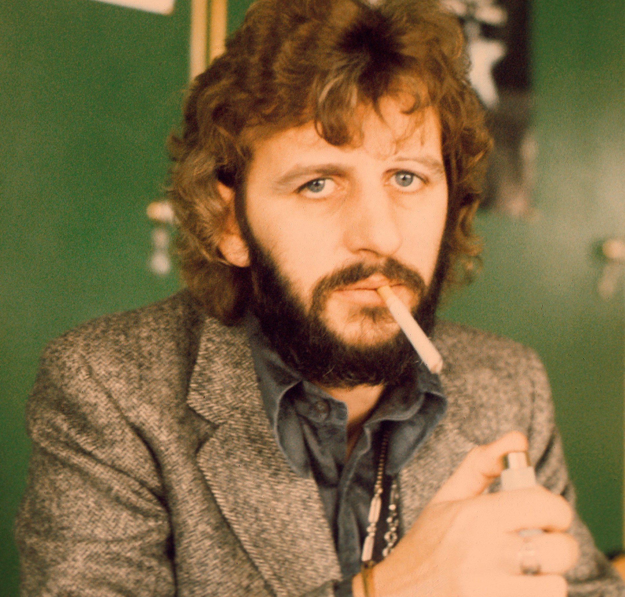 Ringo Starr with a cigarette