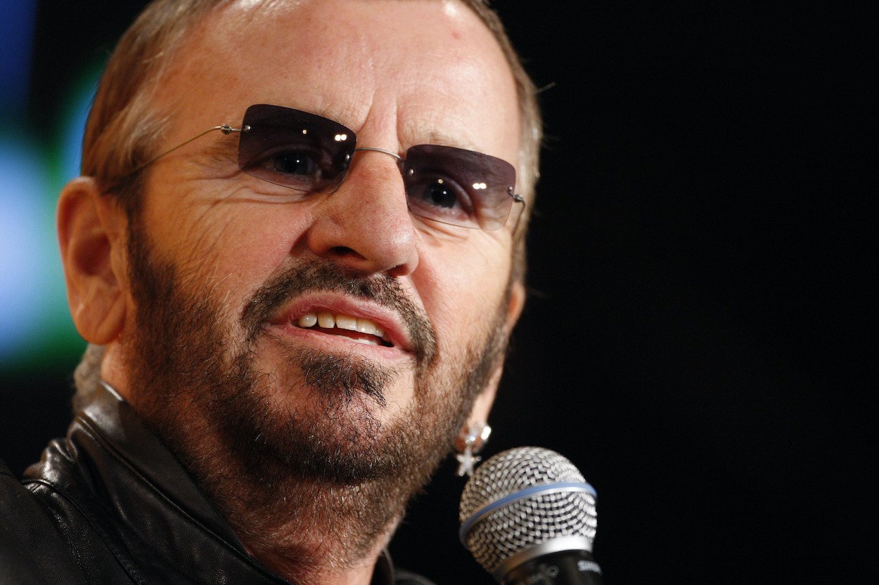 Ringo Starr, who never got the credit he deserved with The Beatles, at a 2008 press conference in Liverpool.