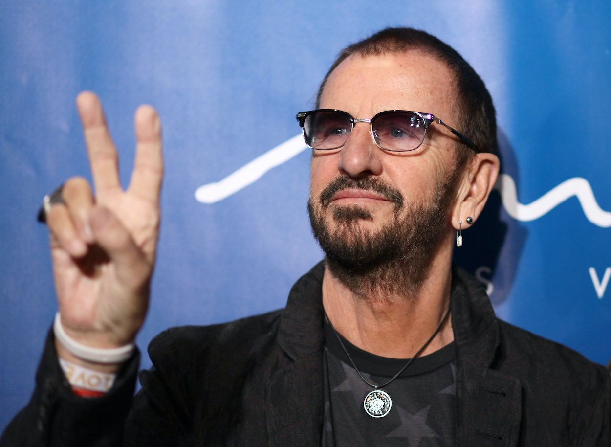 Ringo Starr, whose little voice told him the truth about his behavior when he was addicted to alcohol, in Las Vegas in 2016.