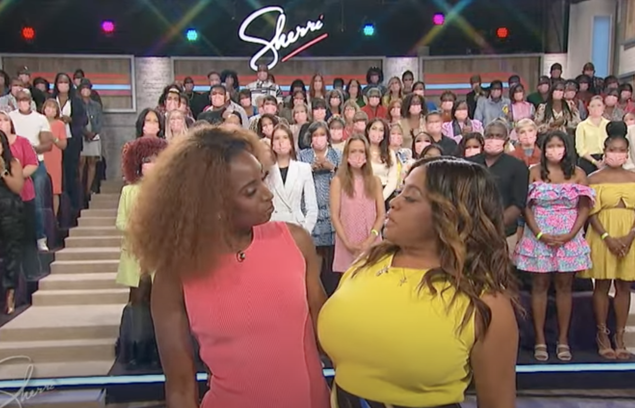 Sherri Shepherd and Trenyce; the latter is an 'American Idol' alum