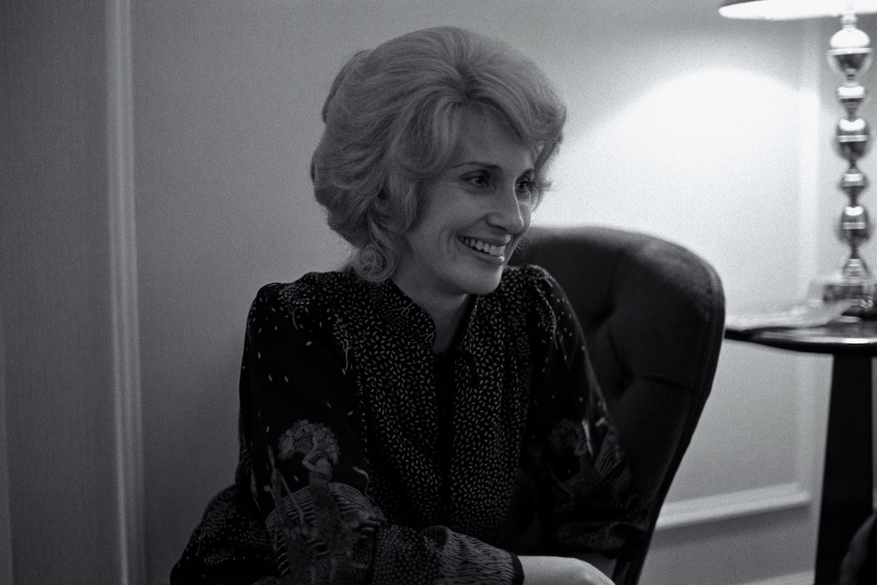 Tammy Wynette during a press interview in 1979.