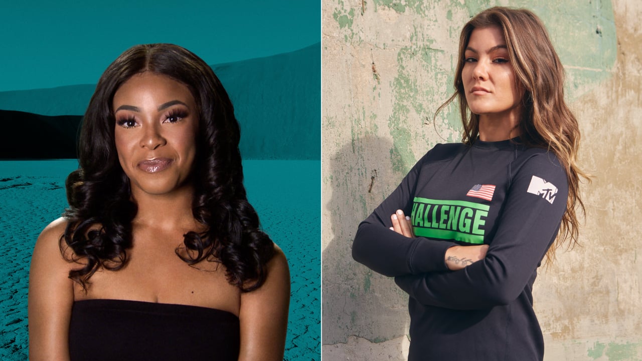 Kam Williams and Tori Deal pose for 'The Challenge' cast photos