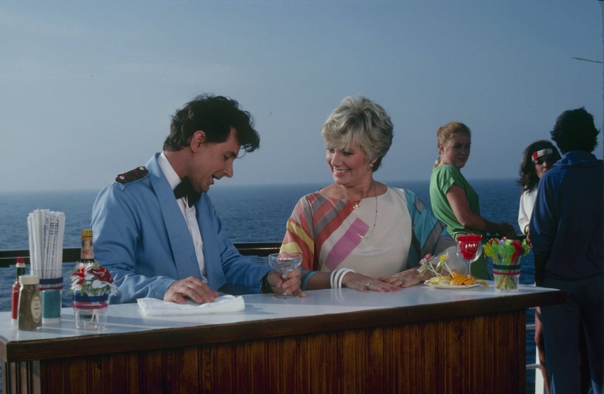 'The Love Boat' actors Fred Grandy as Burl 'Gopher' Smith and Shirley Jones as Priscilla Moore