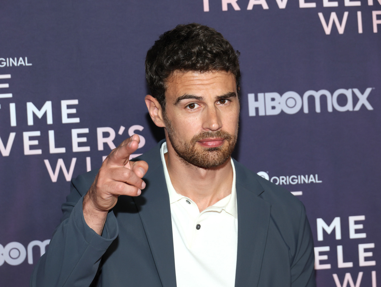 Theo James attends HBO "time traveler's wife" New York Premiere at Morgan Library on May 11, 2022.