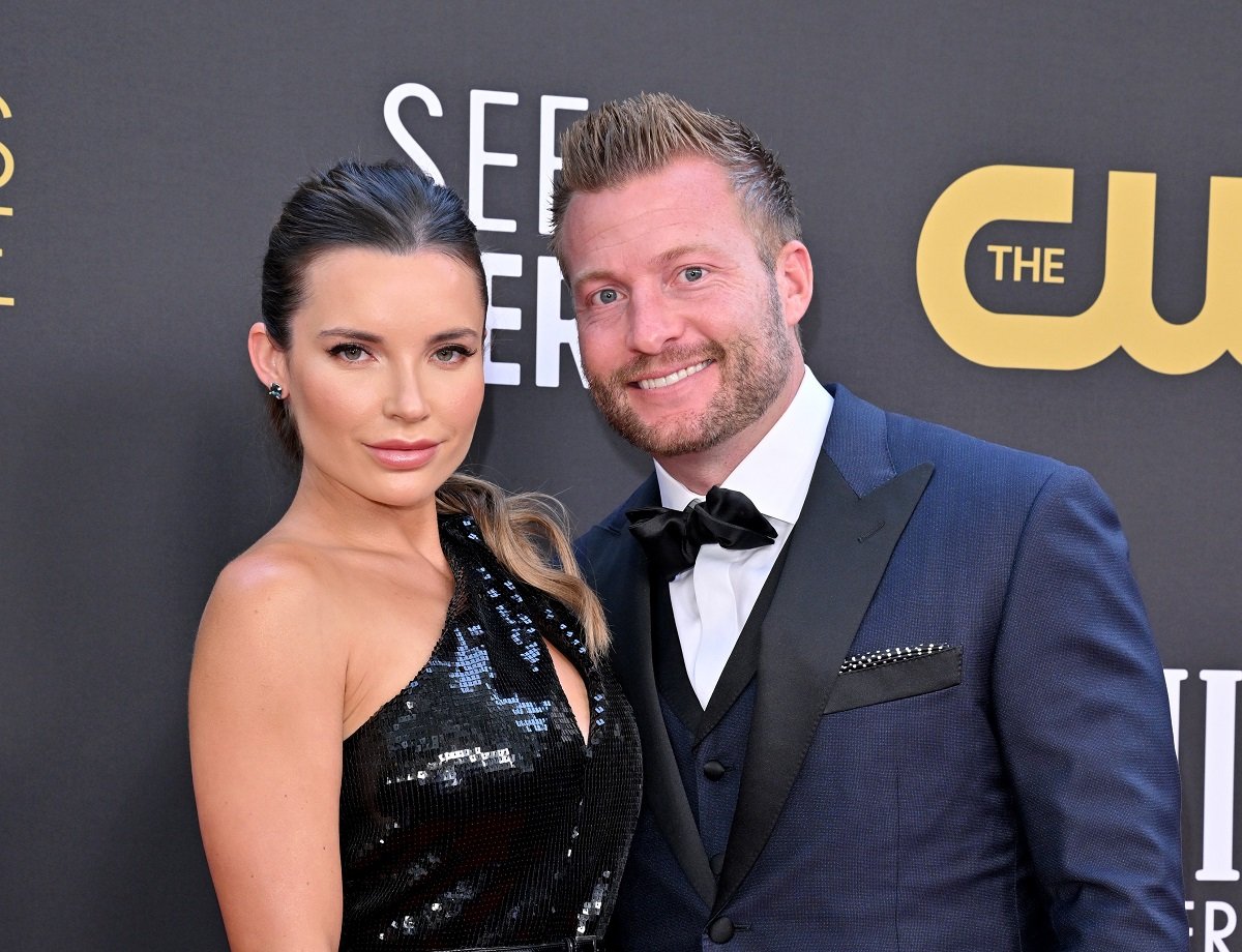 Veronika Khomyn and Sean McVay attend the 27th Annual Critics Choice Awards