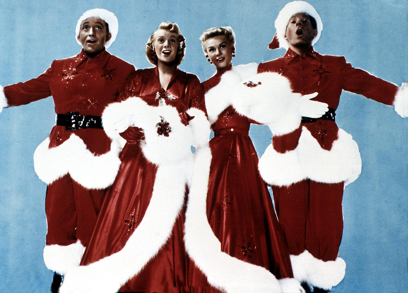 The cast of 'White Christmas' in 1954.