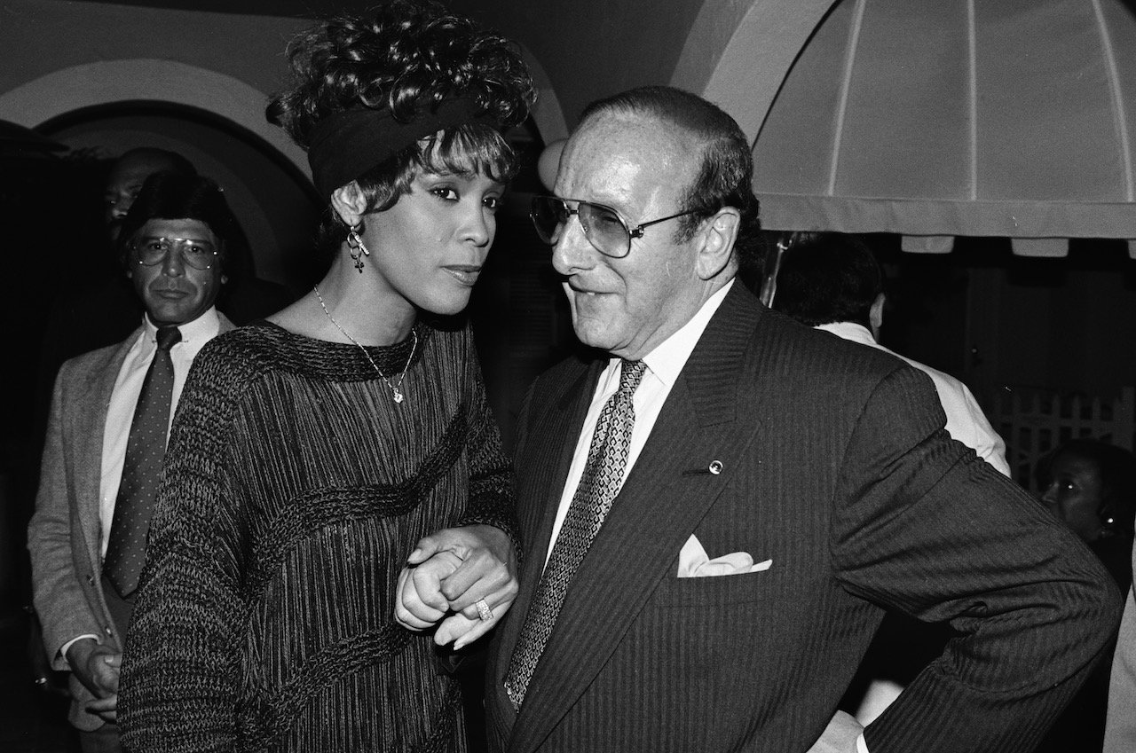 Whitney Houston and Clive Davis talk