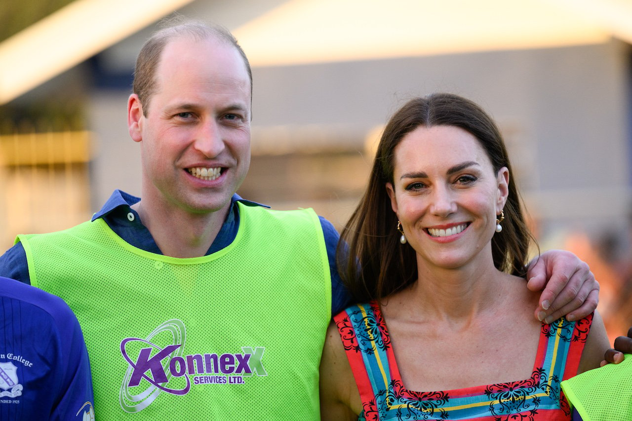 Prince William and Kate Middleton visit Trench Town, the birthplace of reggae music in the heart of Kingston, in 2022.