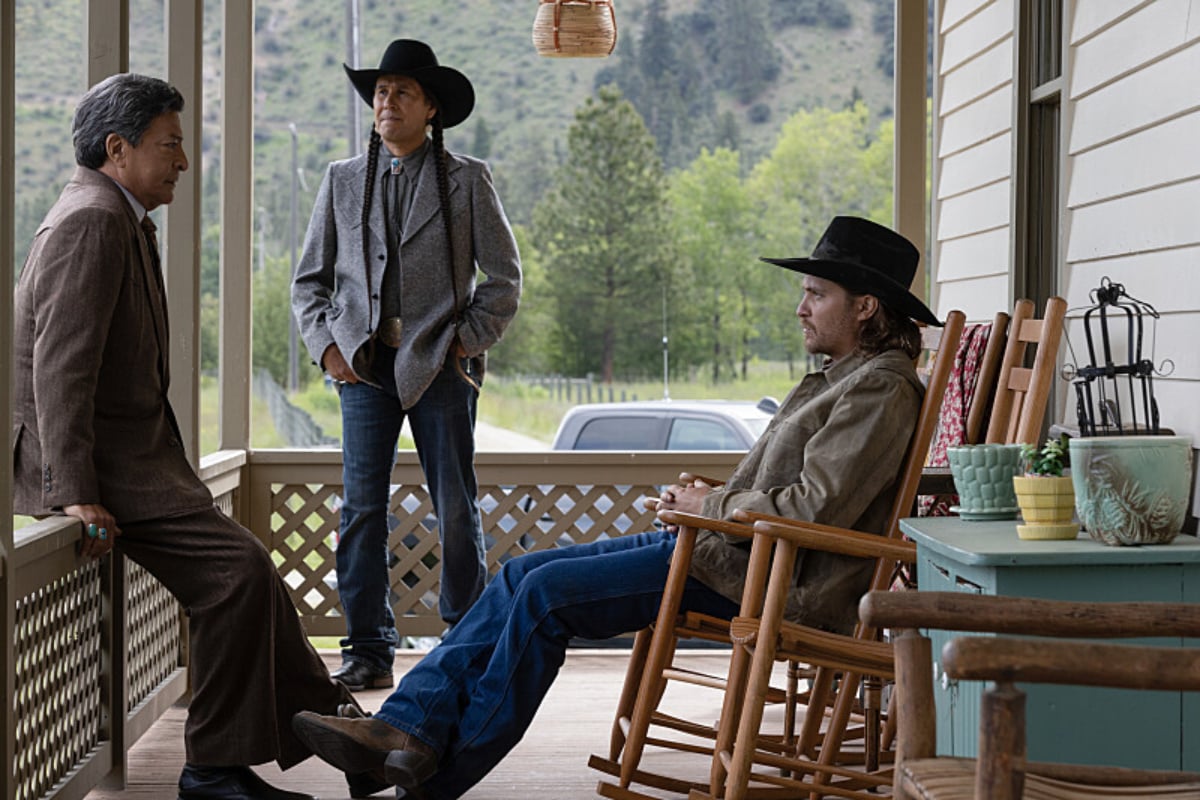 Yellowstone Season 5 stars Gil Birmingham, Mo Brings Plenty, and Luke Grimes