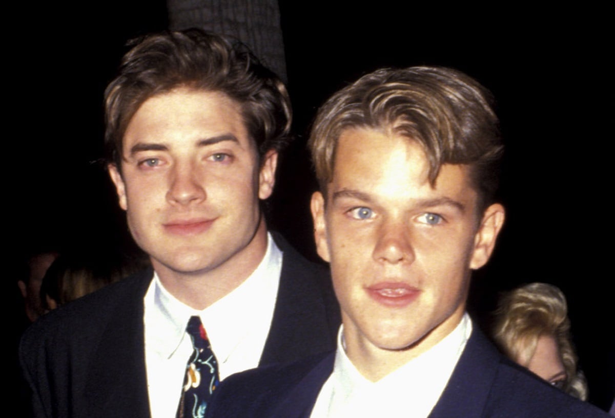 brendan fraser matt damon school ties