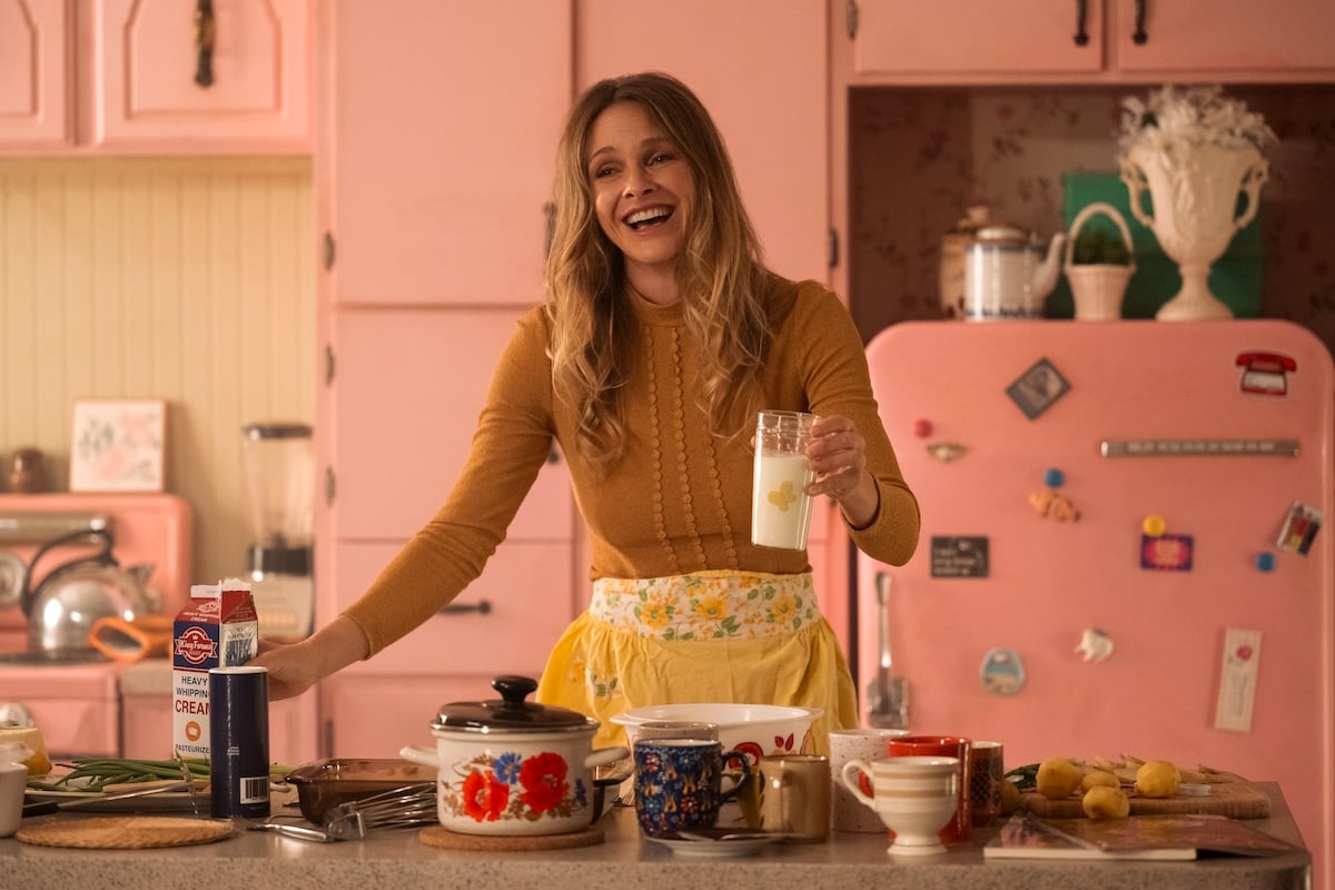 Cloud Hart (Beau Garrett) prepares food in her kitchen in season 2 of 'Firefly Lane'