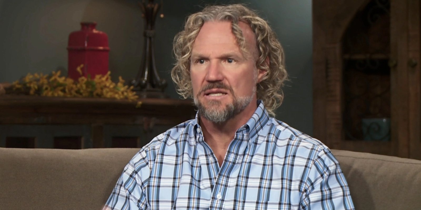 Kody Brown is seated in a confessional interview for "Sister Wives."