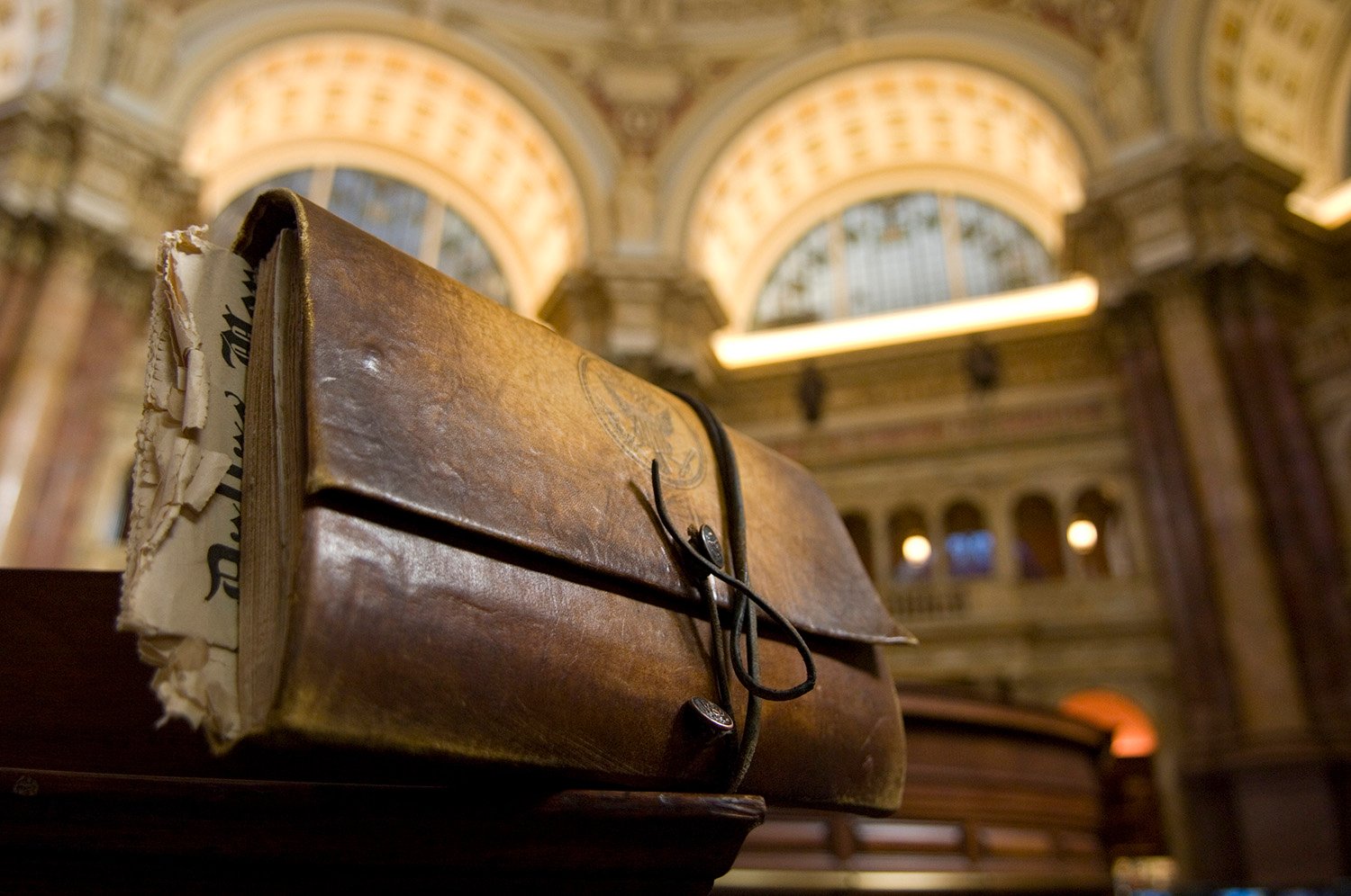 The Book of Secrets containing the infamous Page 47 from National Treasure 2 sits in the Library of Congress