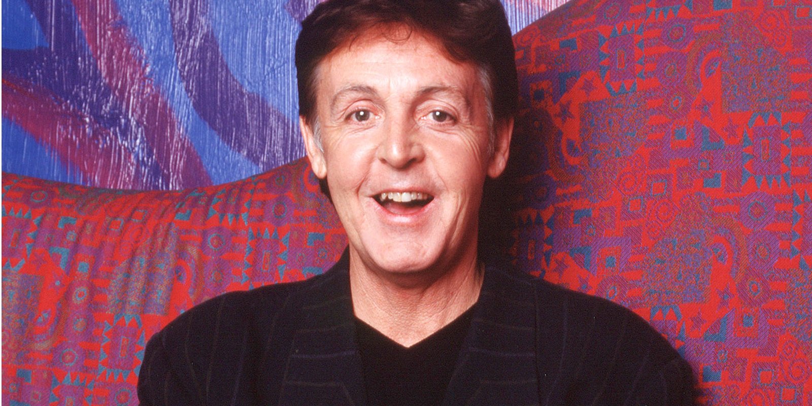Singer Paul McCartney poses