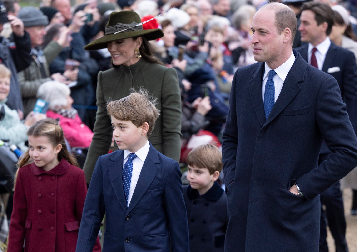 Prince George shows touching body language moment with Prince Louis during Sandringham Christmas walk