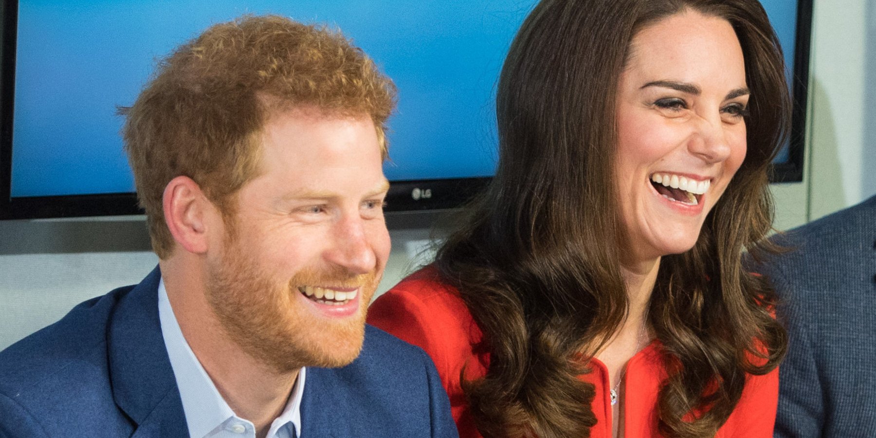 Pirnce Harry and Kate Middleton in 2017 at a royal event.