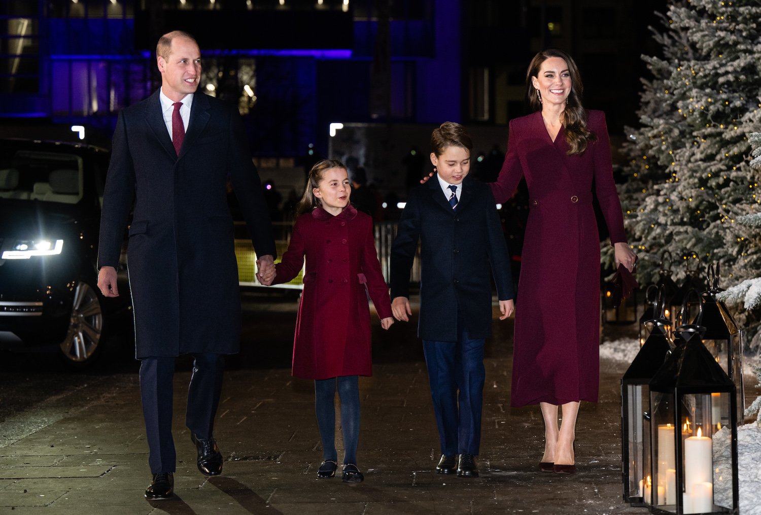 Prince William and Kate Middleton body language at 2022 Christmas carol concert service