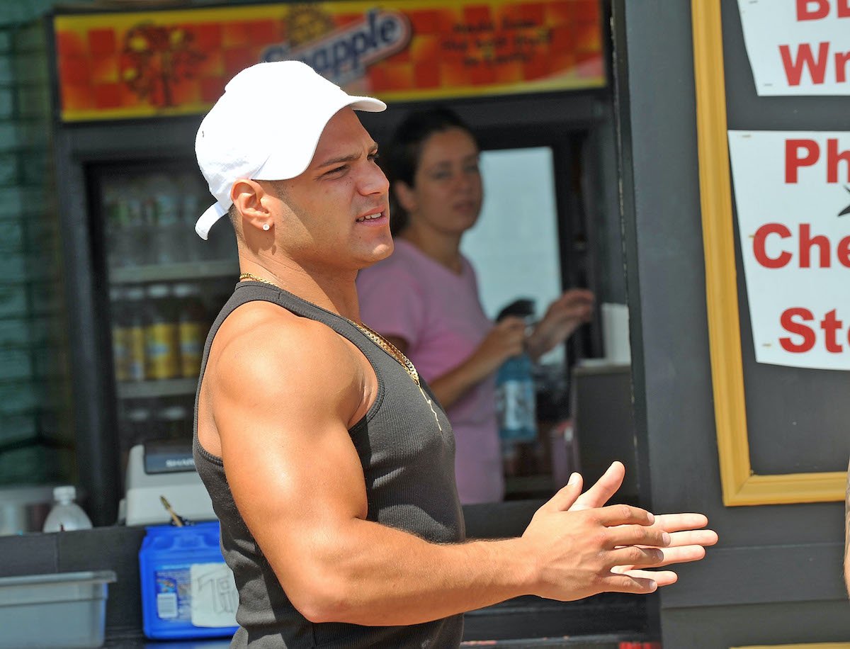 Ronnie on location in Seaside Heights, New Jersey in 2010
