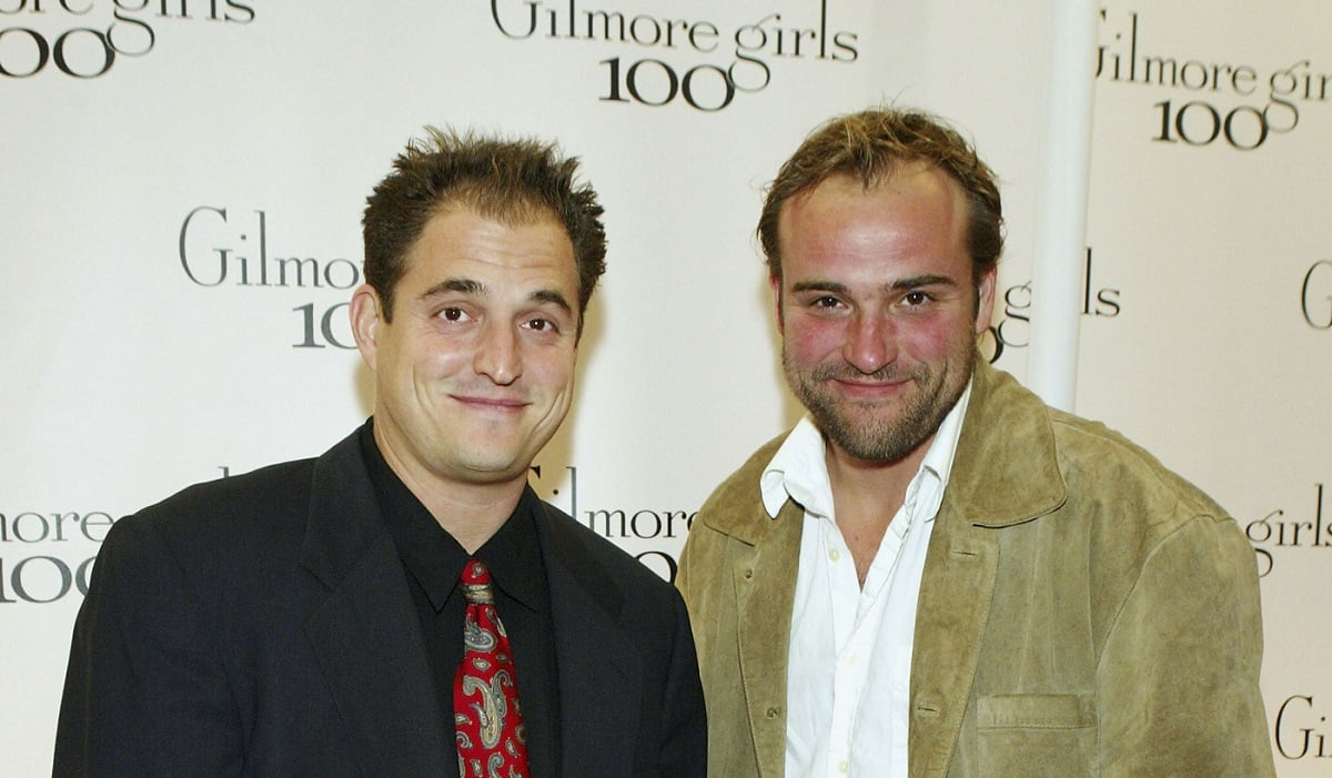 Michael DeLuise and David DeLuise arrive at The WB Networks' "Gilmore Girls" 100th episode party at The Space on December 4, 2004