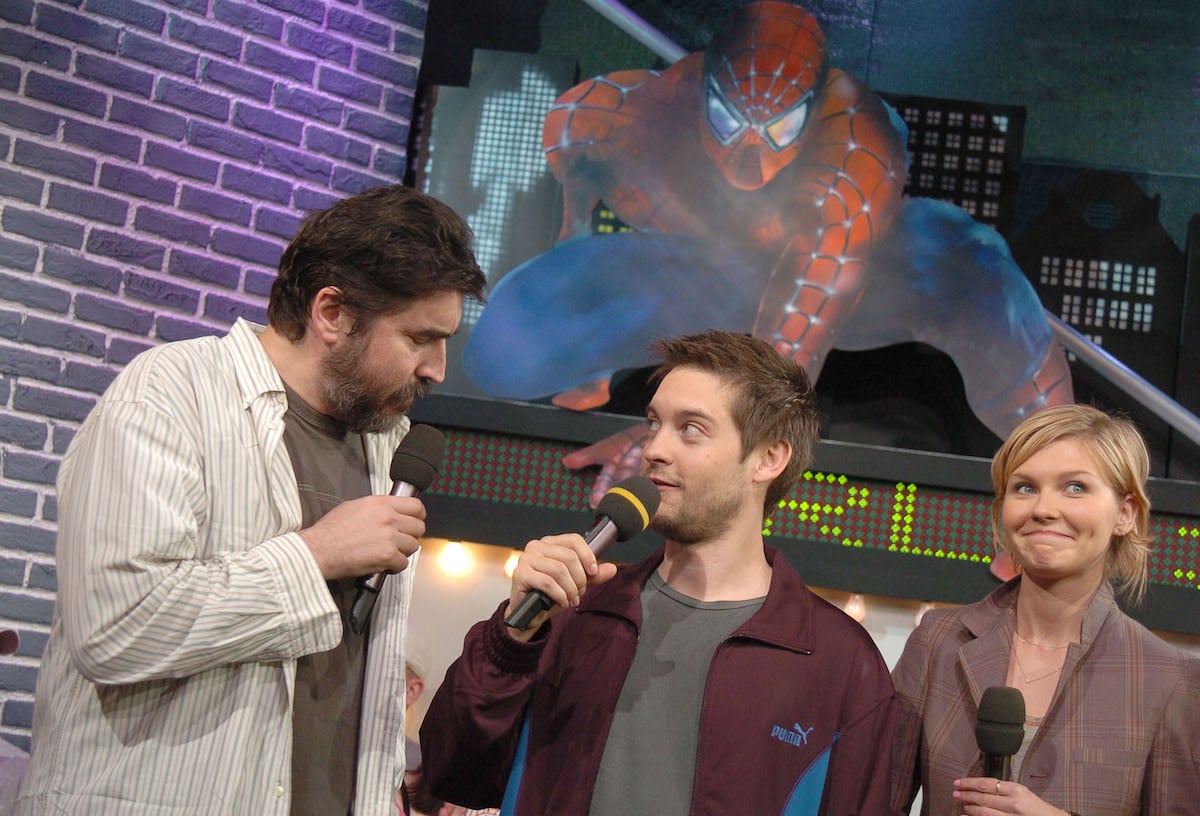 Alfred Molina, Tobey Maguire, and Kirsten Dunst promote Spider-Man 2