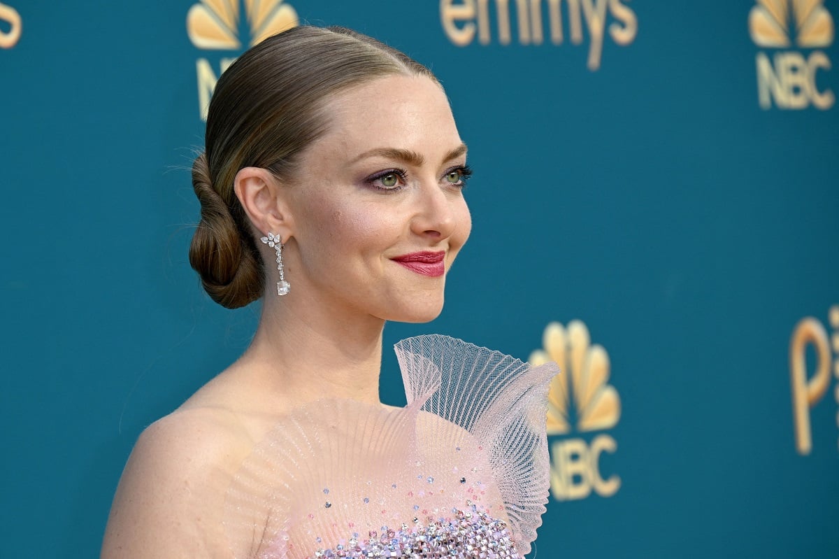 Amanda Seyfried at the Emmys.