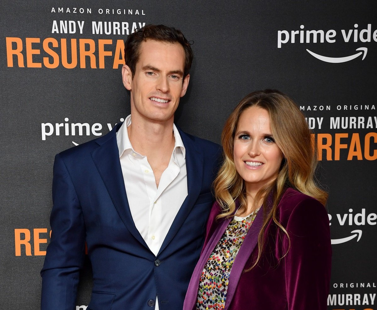 Andy Murray and his wife, Kim Sears, attend the 'Andy Murray Resurfacing' world premiere