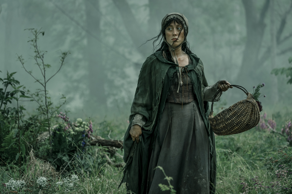 'Anne Rice's Mayfair Witches': Hannah Alline holds a basket in the woods