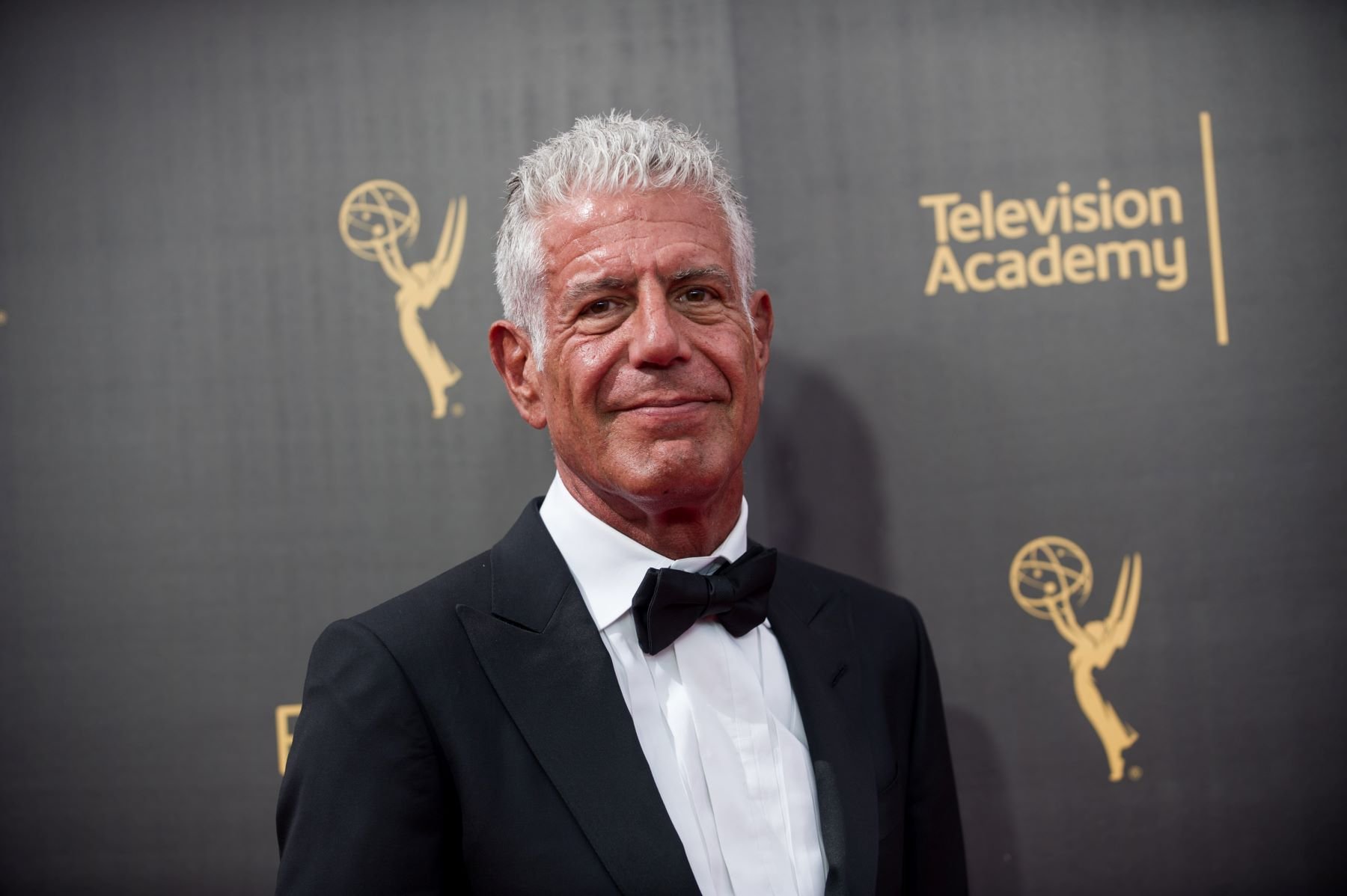 Anthony Bourdain at the 2016 Creative Arts Emmy Awards at Microsoft Theater in Los Angeles, California