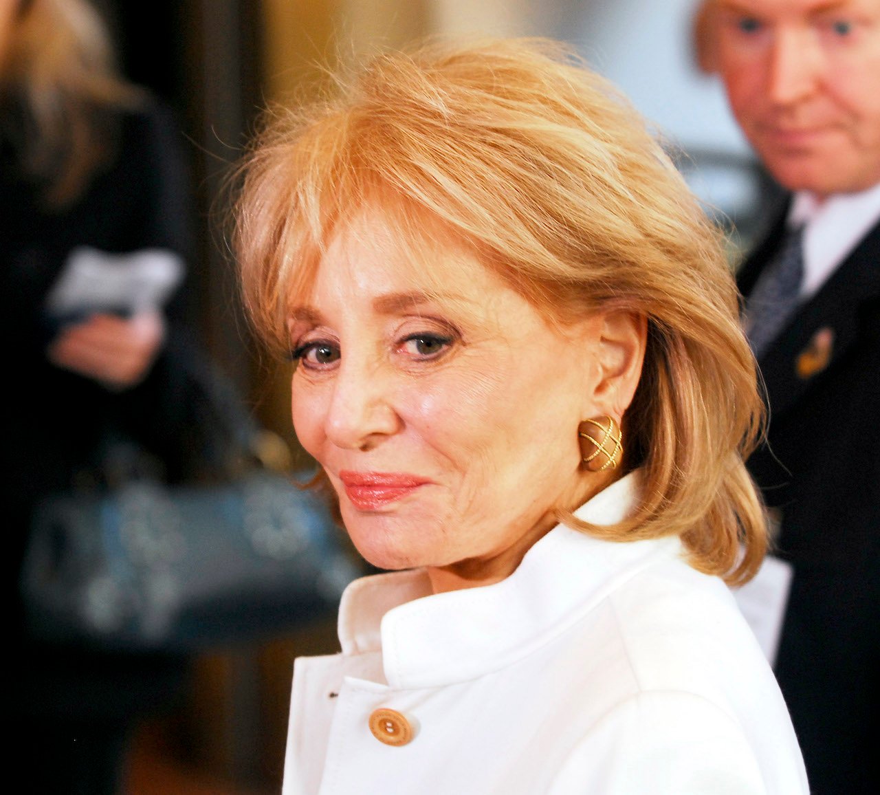 Barbara Walters on the red carpet