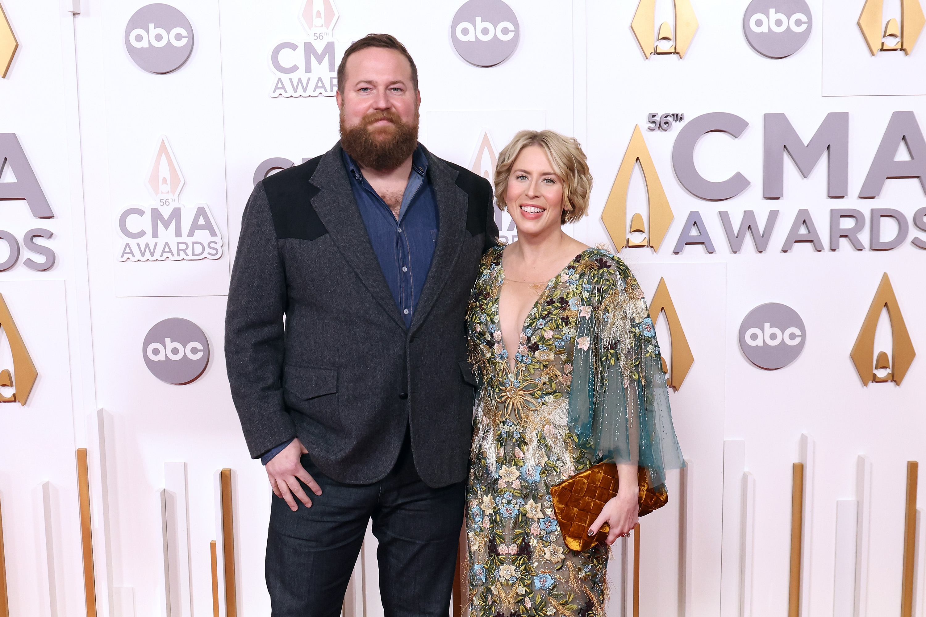 Ben and Erin Napier of HGTV's 'Home Town' on the red carpet at the CMA Awards