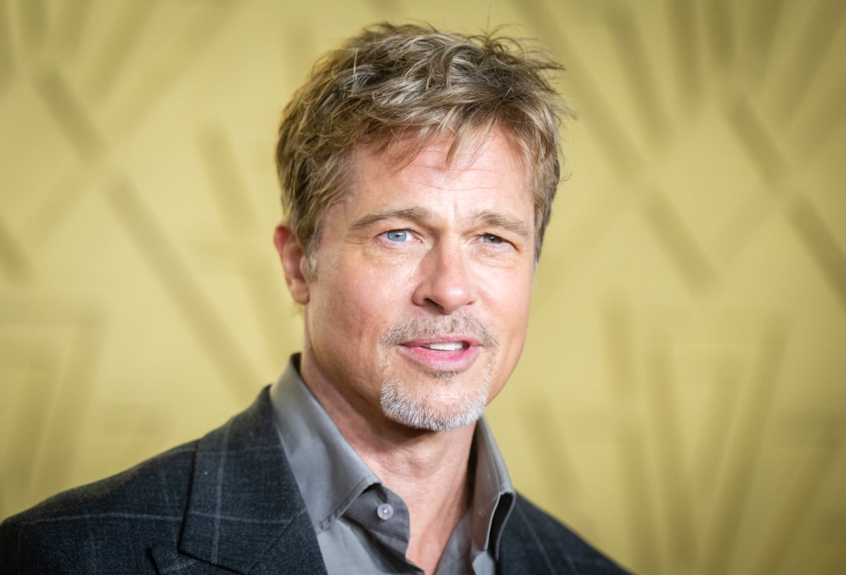 Brad Pitt — who reportedly brought his new girlfriend to one of his recent premieres — attends the UK Premiere of "BABYLON" at BFI IMAX Waterloo on January 12, 2023 in London, England