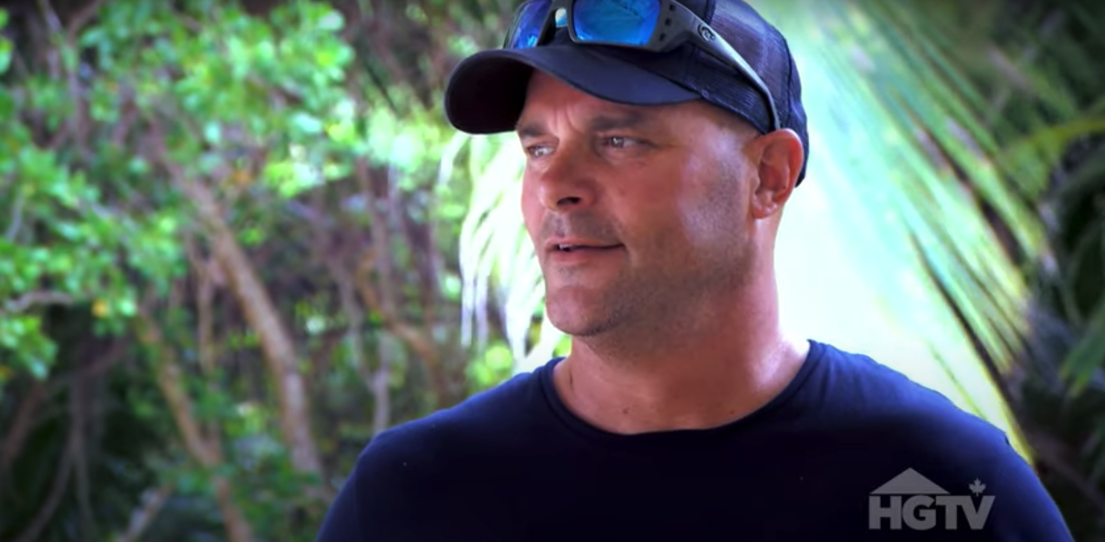 Bryan Baeumler of HGTV's 'Renovation Island' wearing a baseball cap