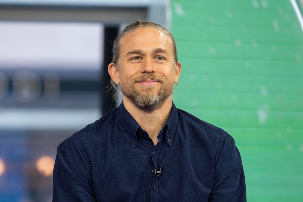 Sons of Anarchy star Charlie Hunnam smiles during an appearance on ‘Today’