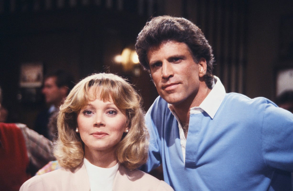 'Cheers': Sam (Ted Danson) puts his arm around Diane (Shelley Long)