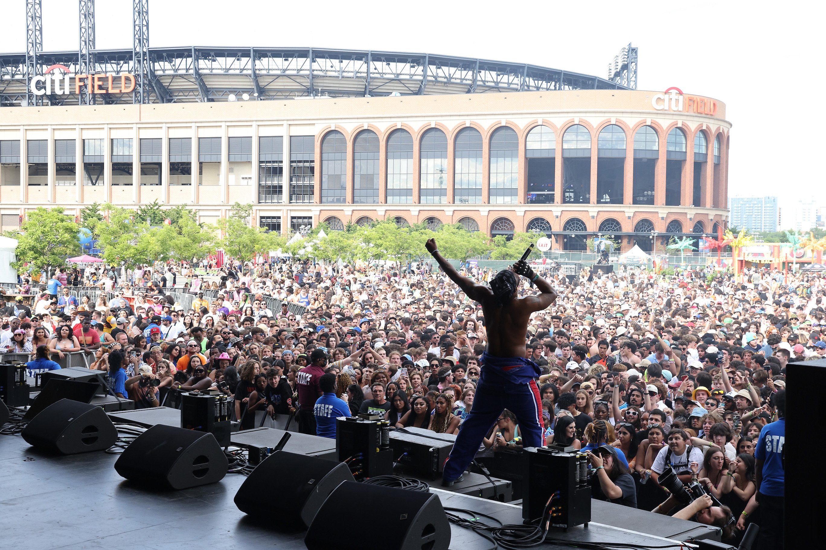 JPEGMafia performs during the 2022 Governors Ball Music Festival at Citi Field |