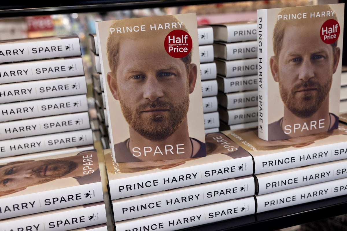 Copies of Prince Harry's 'Spare' memoir, which has some saying the royal family should attempt peacemaking following the book's release