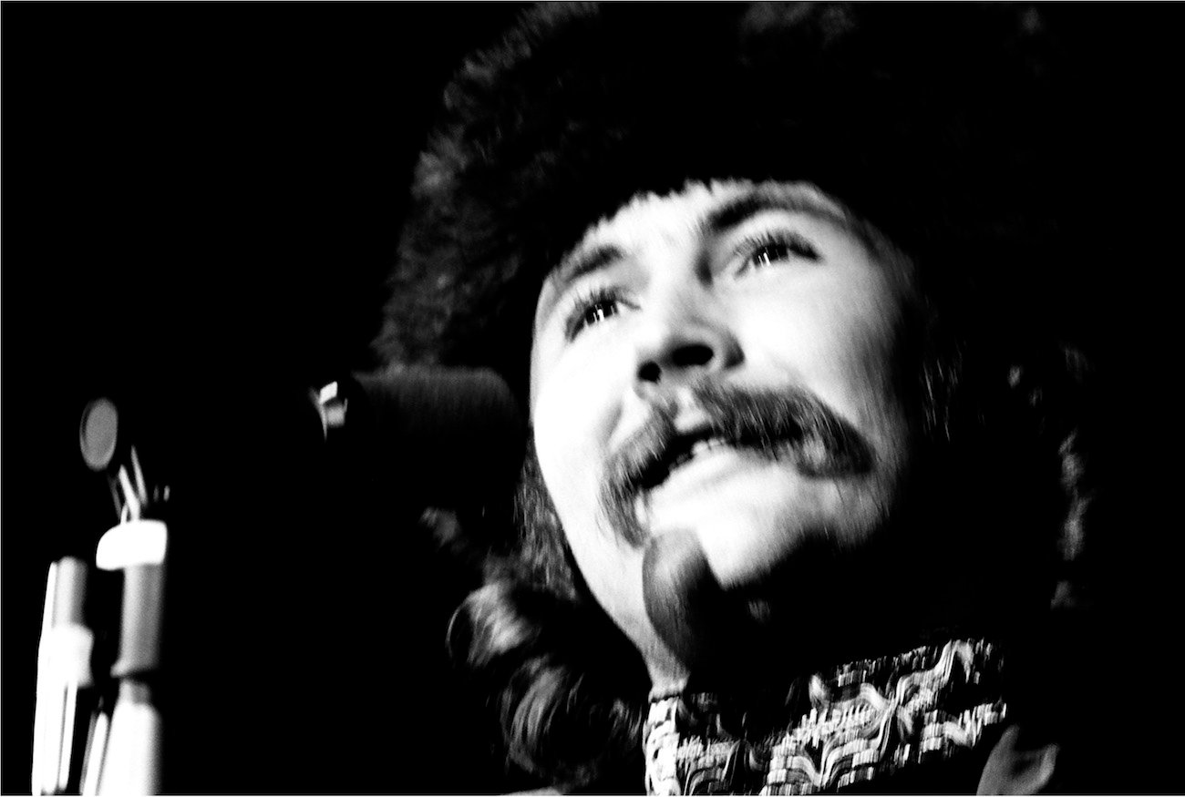 David Crosby performing at the Monterey Pop Festival in 1967.