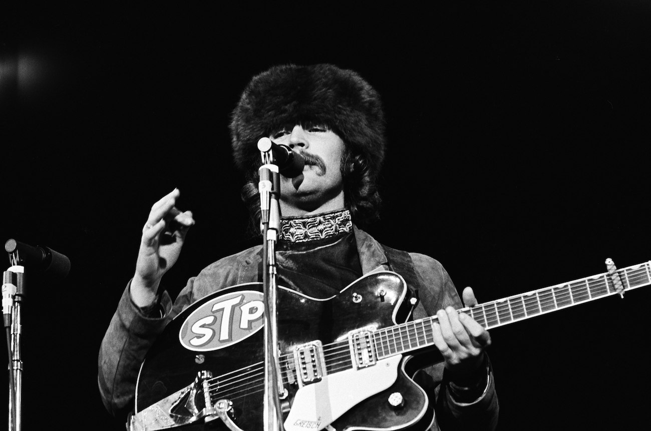 David Crosby performing at the Monterey Pop Festival in 1967.