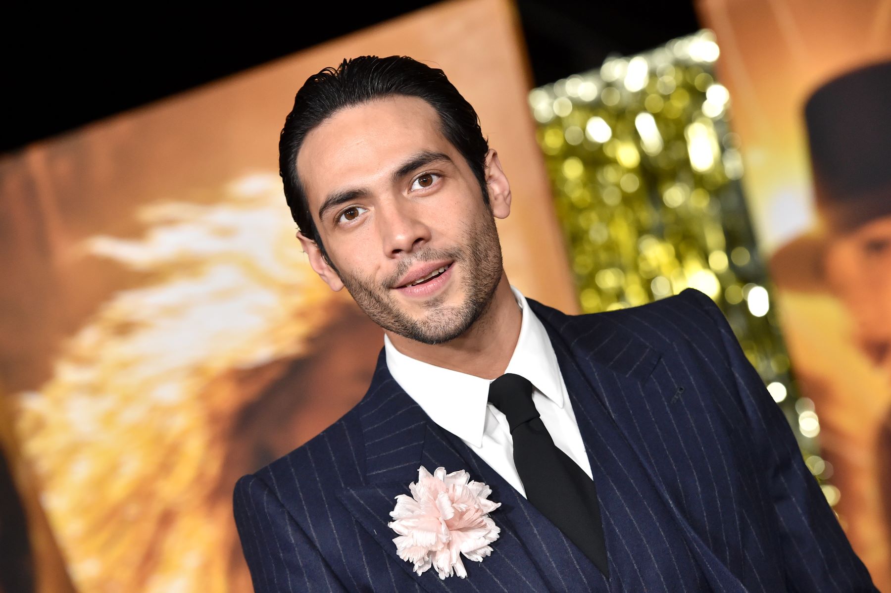 Diego Calva at the 'Babylon' global premiere at the Academy Museum of Motion Pictures in Los Angeles, California