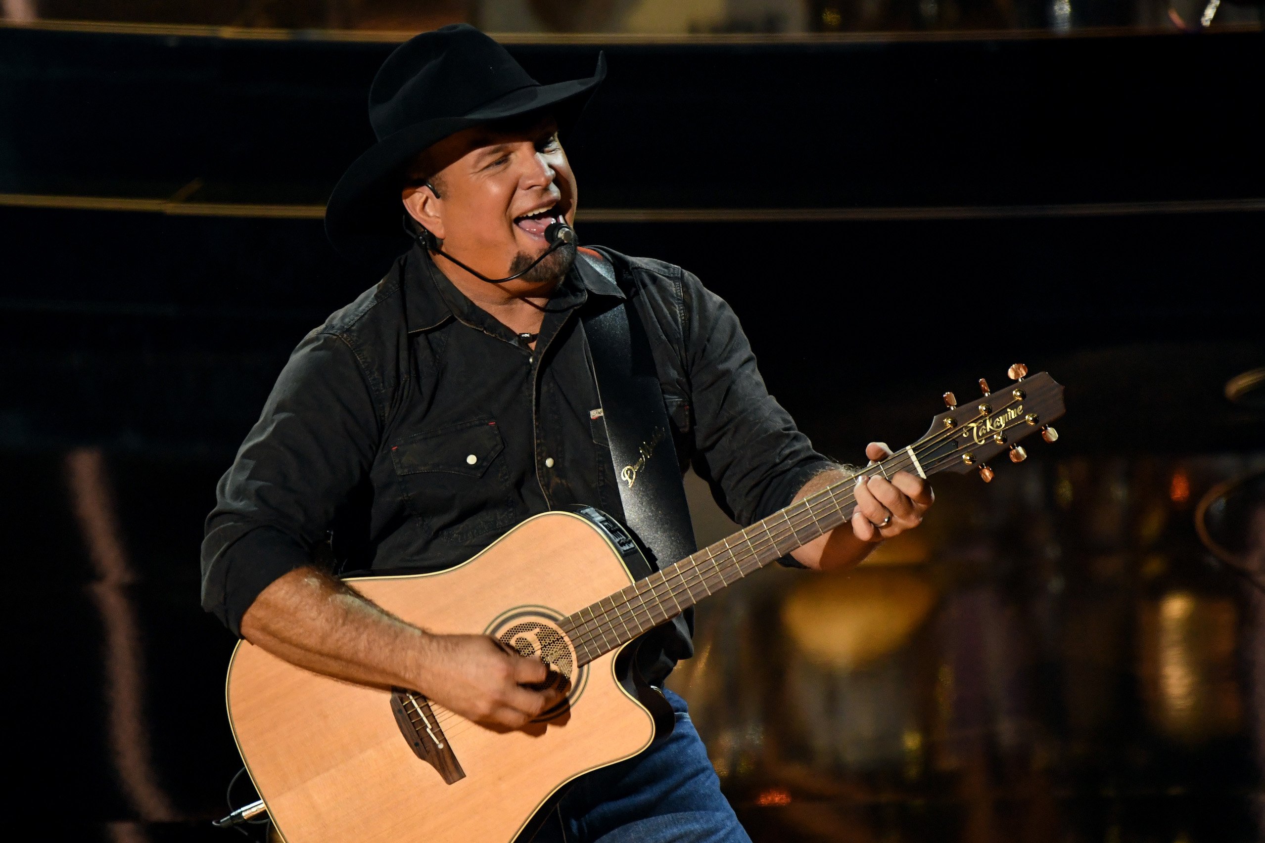 Garth Brooks performs at the 2020 Billboard Music Awards in Los Angeles, California