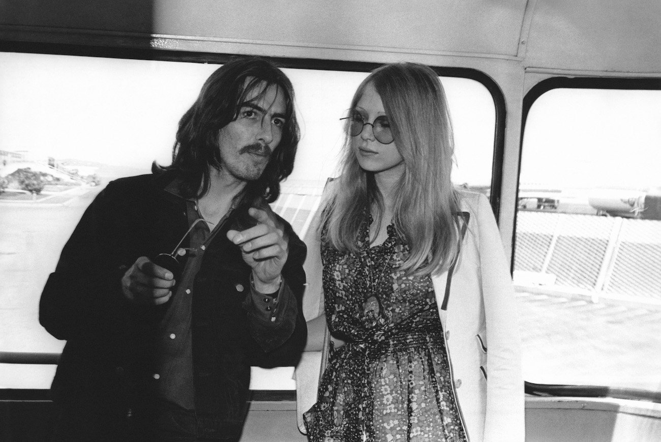 George Harrison and Pattie Boyd in 1970.