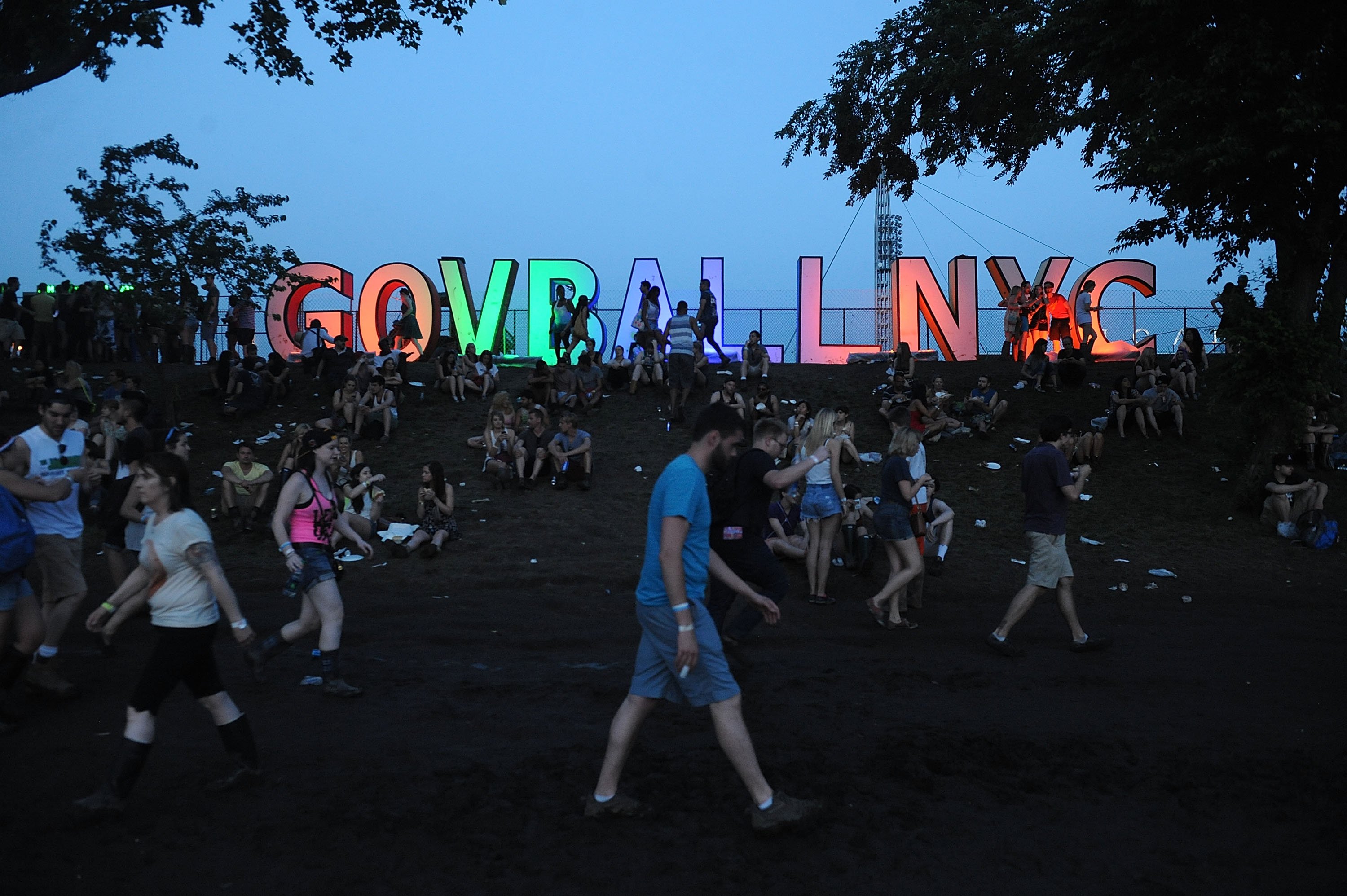 Overview of the SKYY Vodka Stage at Governors Ball - Day 3 at Randall's Island |