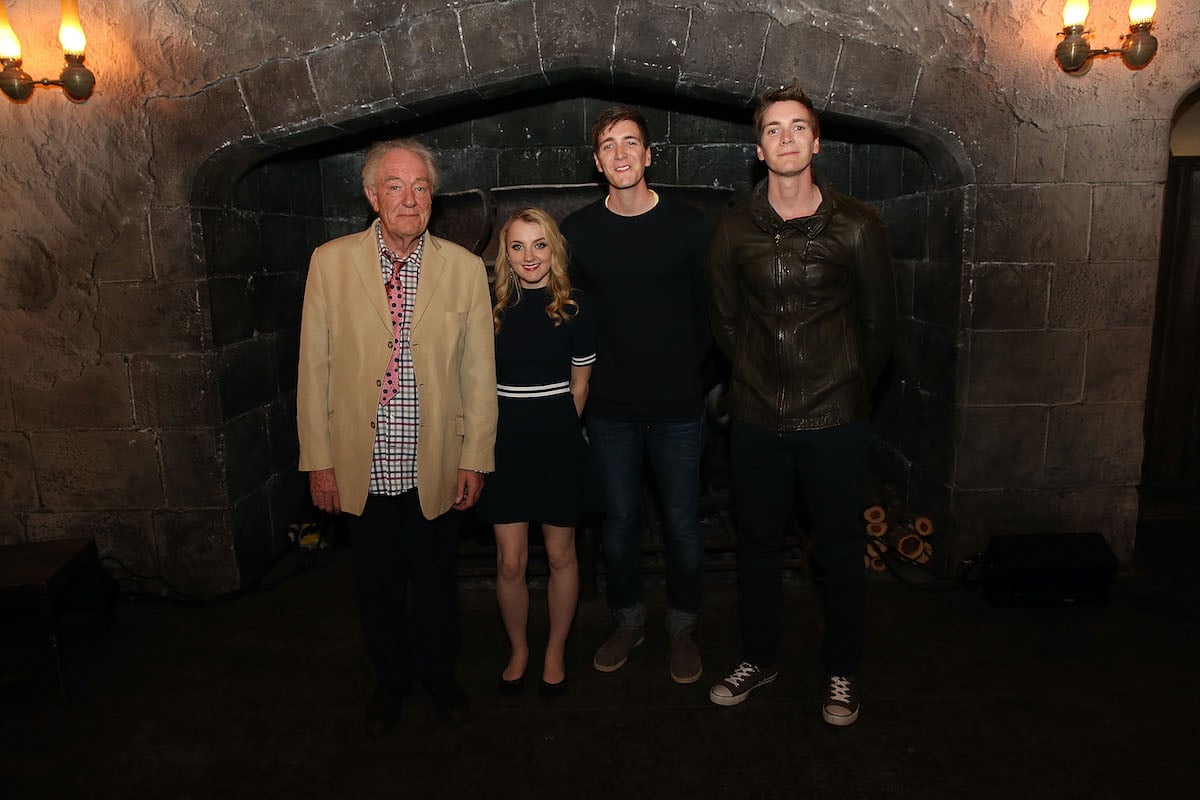 'Harry Potter' actors Michael Gambon, Evanna Lynch, Oliver Phelps and James Phelps