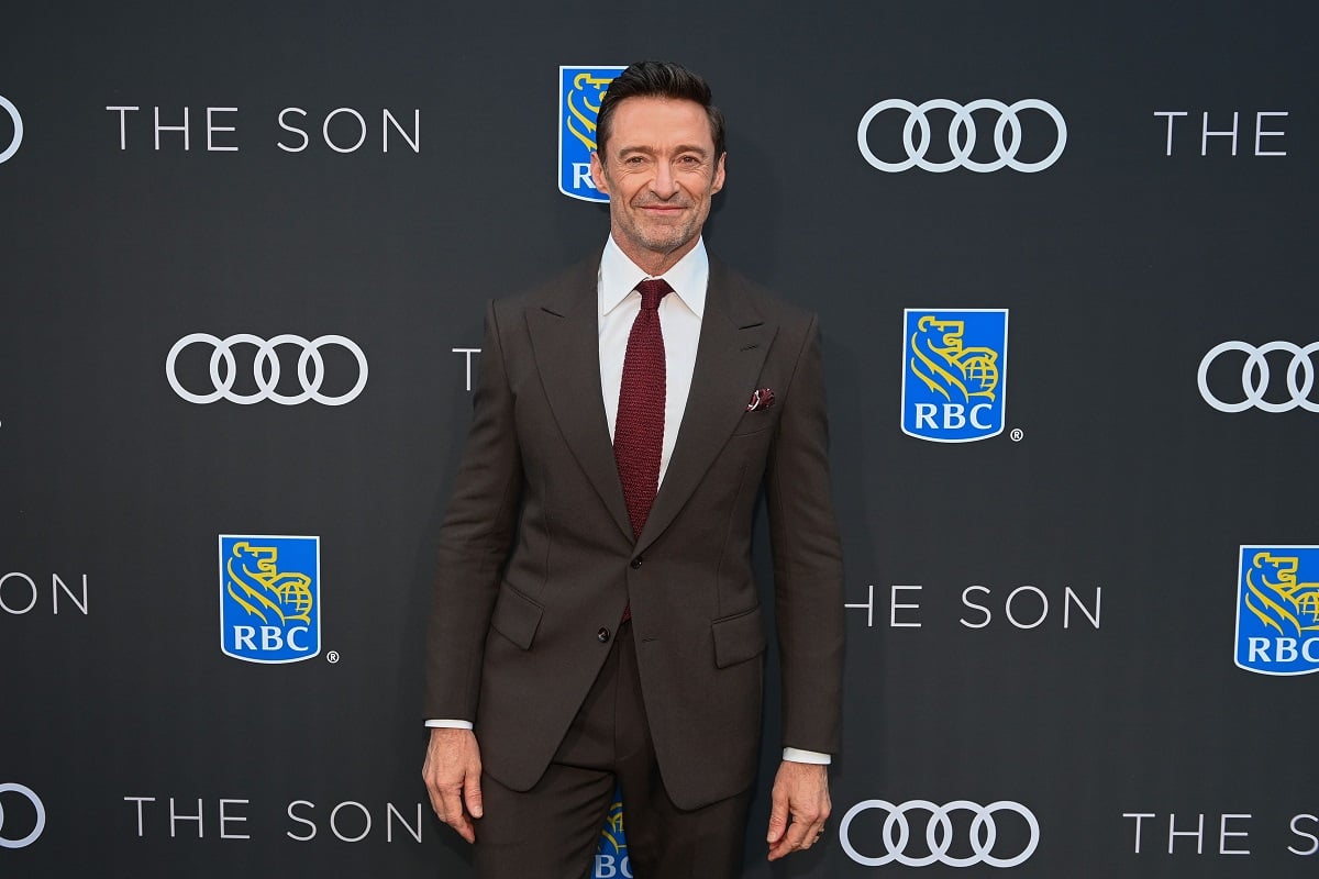 Hugh Jackman at 'The Son' premiere.