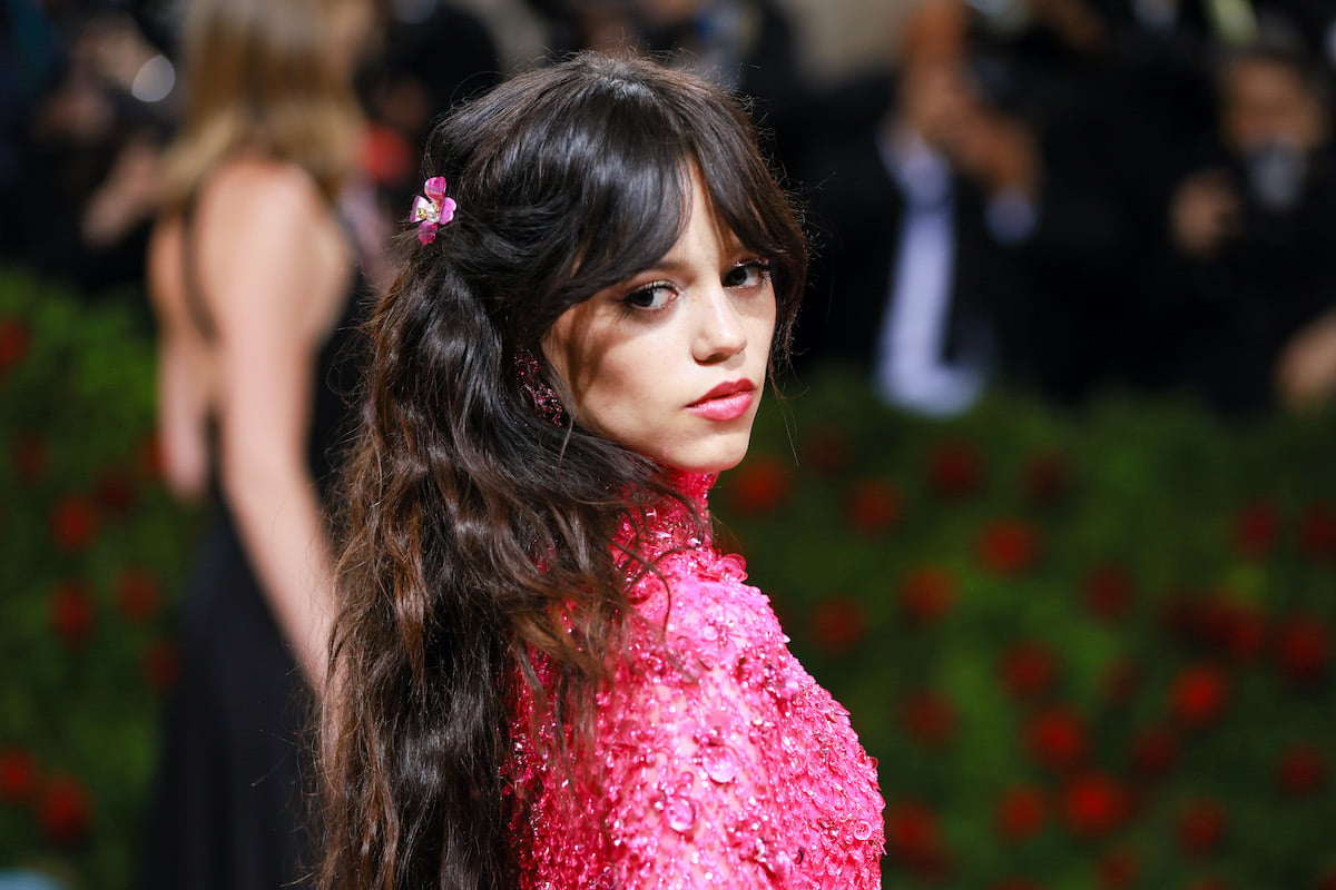 Jenna Ortega age 19 at the Met Gala in a pink gown