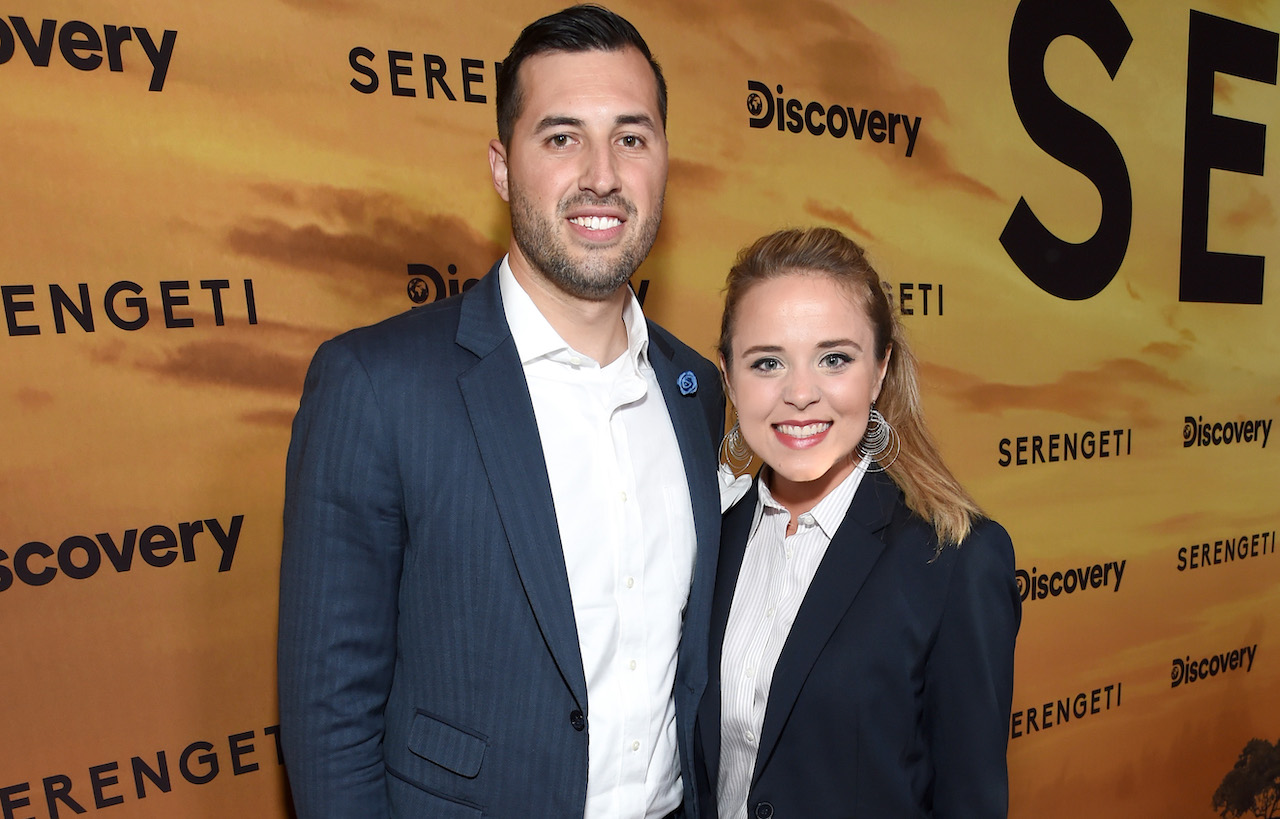 Jeremy Vuolo and Jinger Vuolo attend Discovery's "Serengeti" premiere at Wallis Annenberg Center for the Performing Arts on July 23, 2019, in Beverly Hills, California. Jinger and Jeremy Vuolo have opted to keep their children out of the public eye following Josh Duggar's arrest