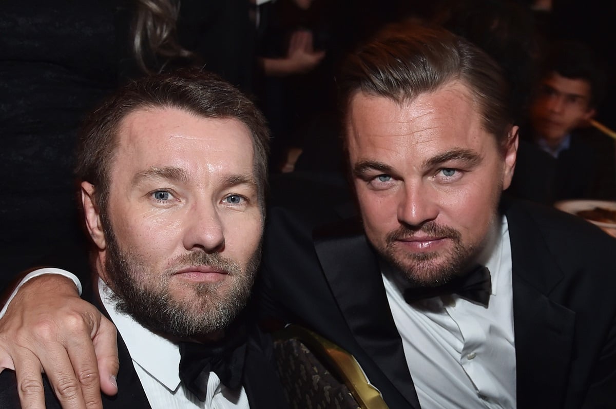 Leonardo DiCaprio and Joel Edgerton at the Guild of America Awards.