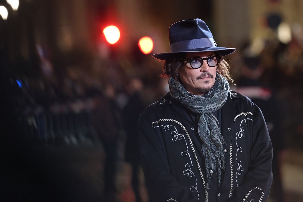 Johnny Depp on the red carpet.